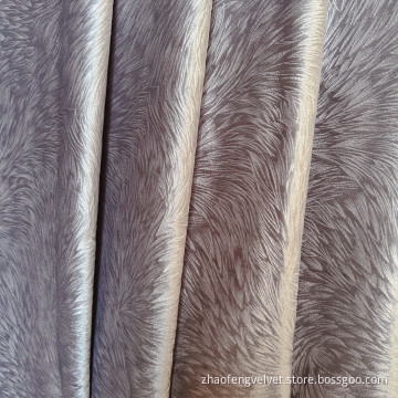 Fox Foiling Holland Velvet Fabric